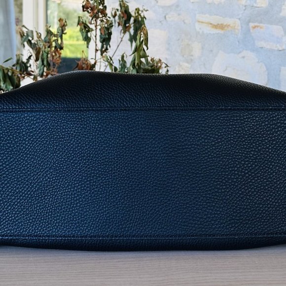 Michael Kors Mina LARGE Chain Shoulder/ Continental Wallet Leather Black NWT - Picture 5 of 14